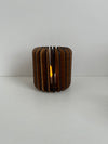 Lysestager i eg cylinder