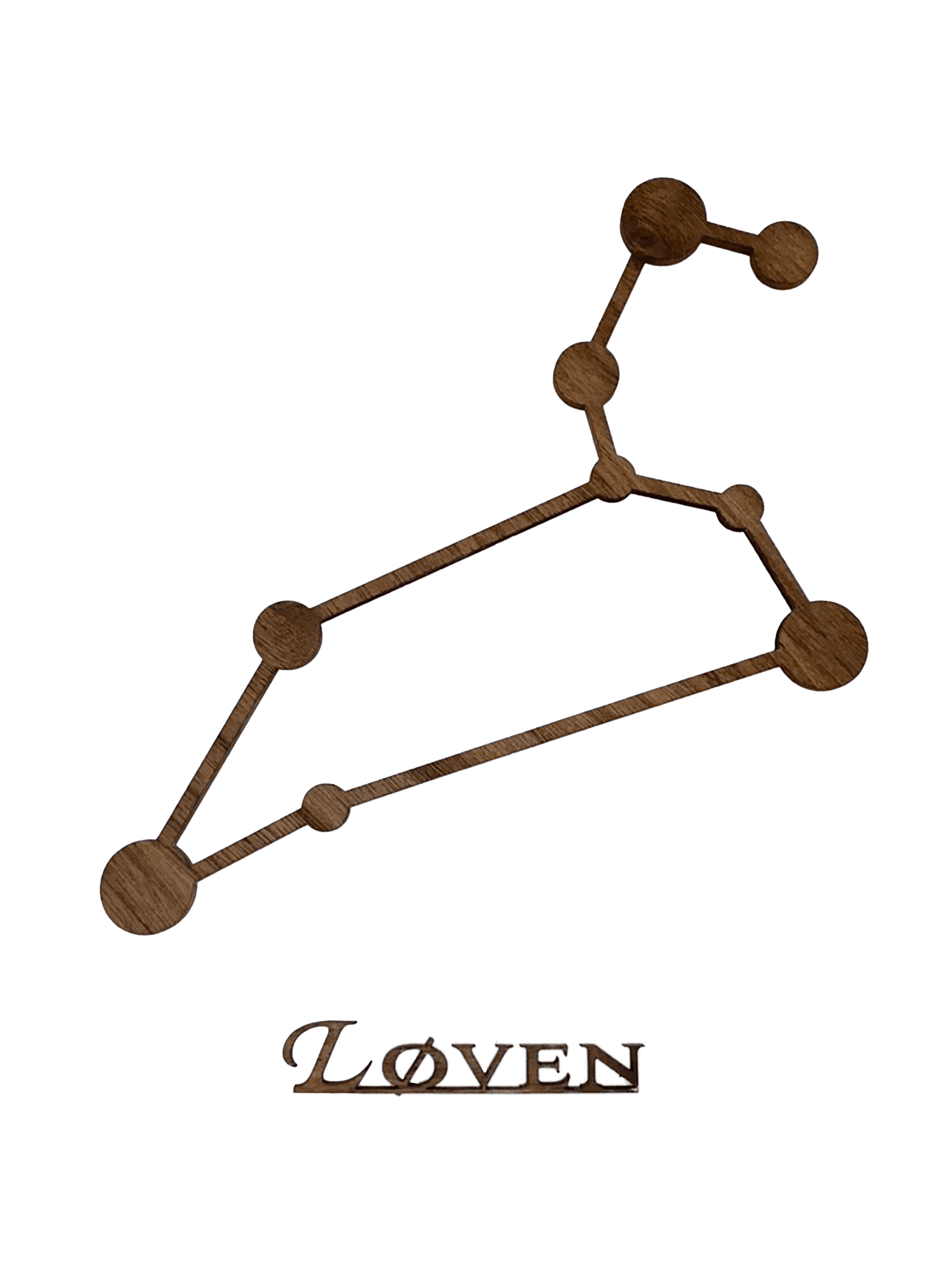 Løven – Stjernetegn i træ