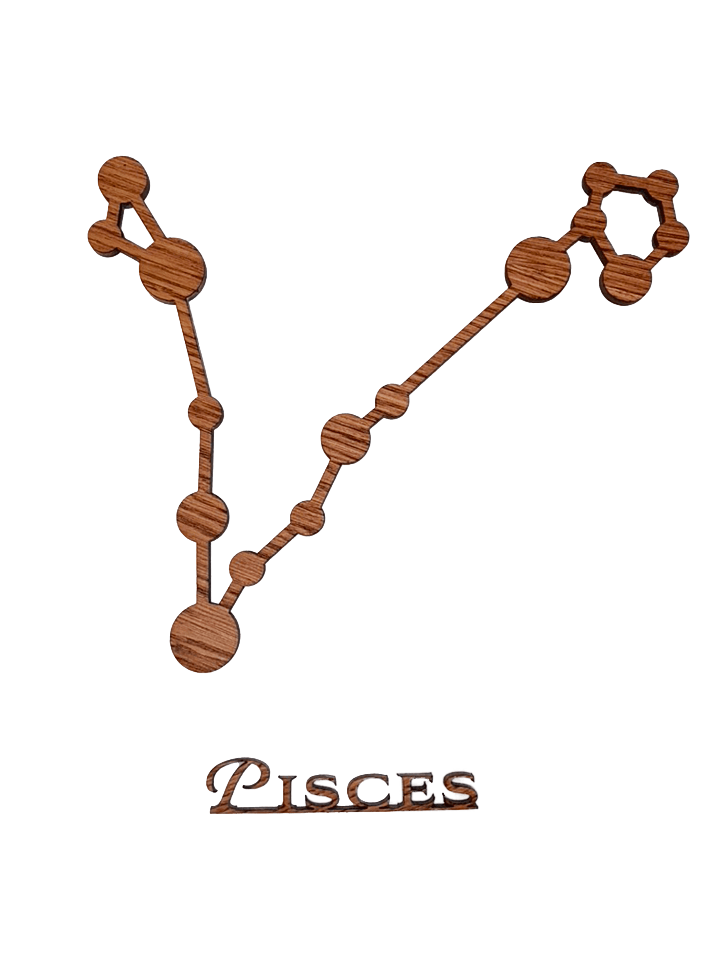 Pisces i mahogni